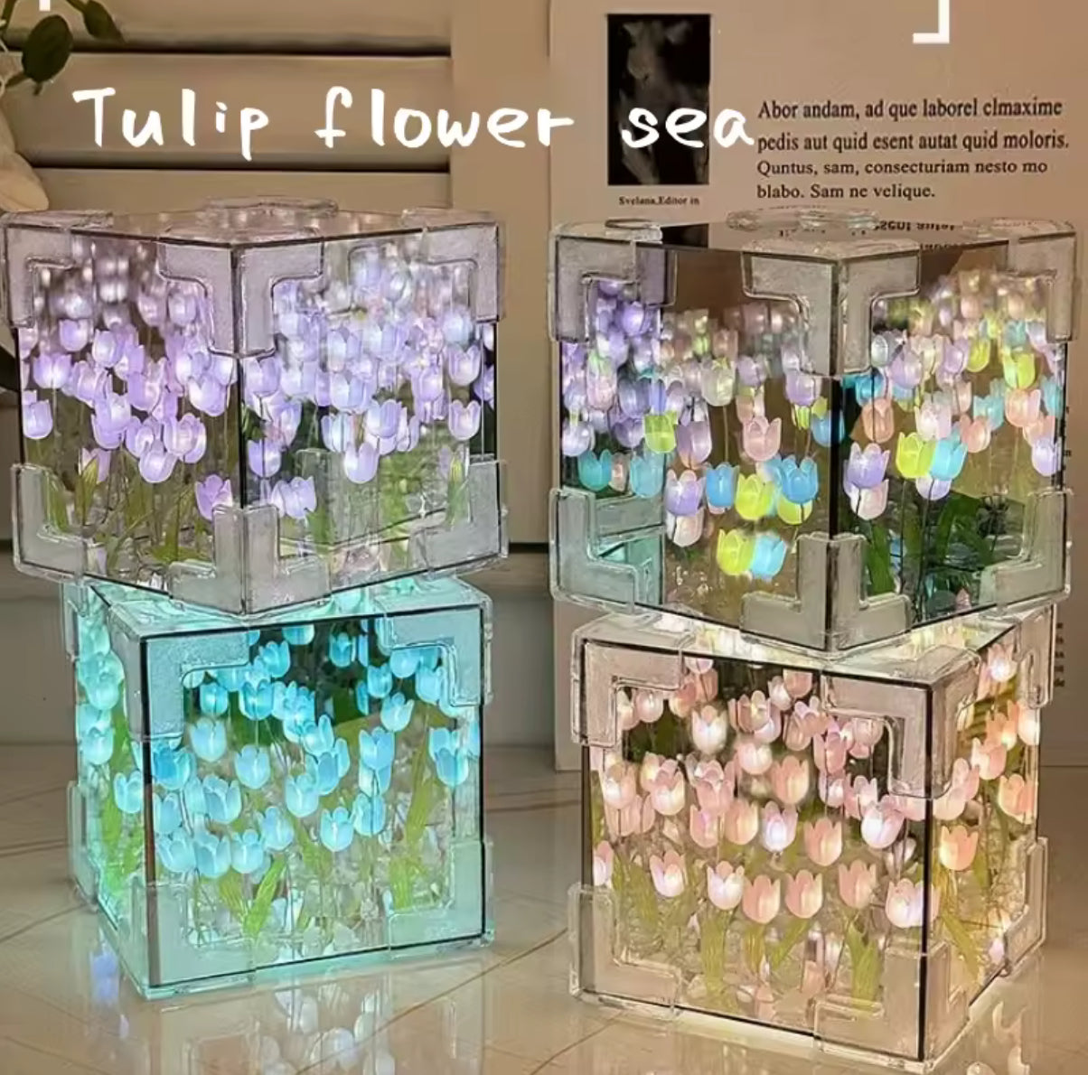 Tulip Flower Sea